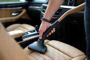 Detailed interior cleaning by a specialist